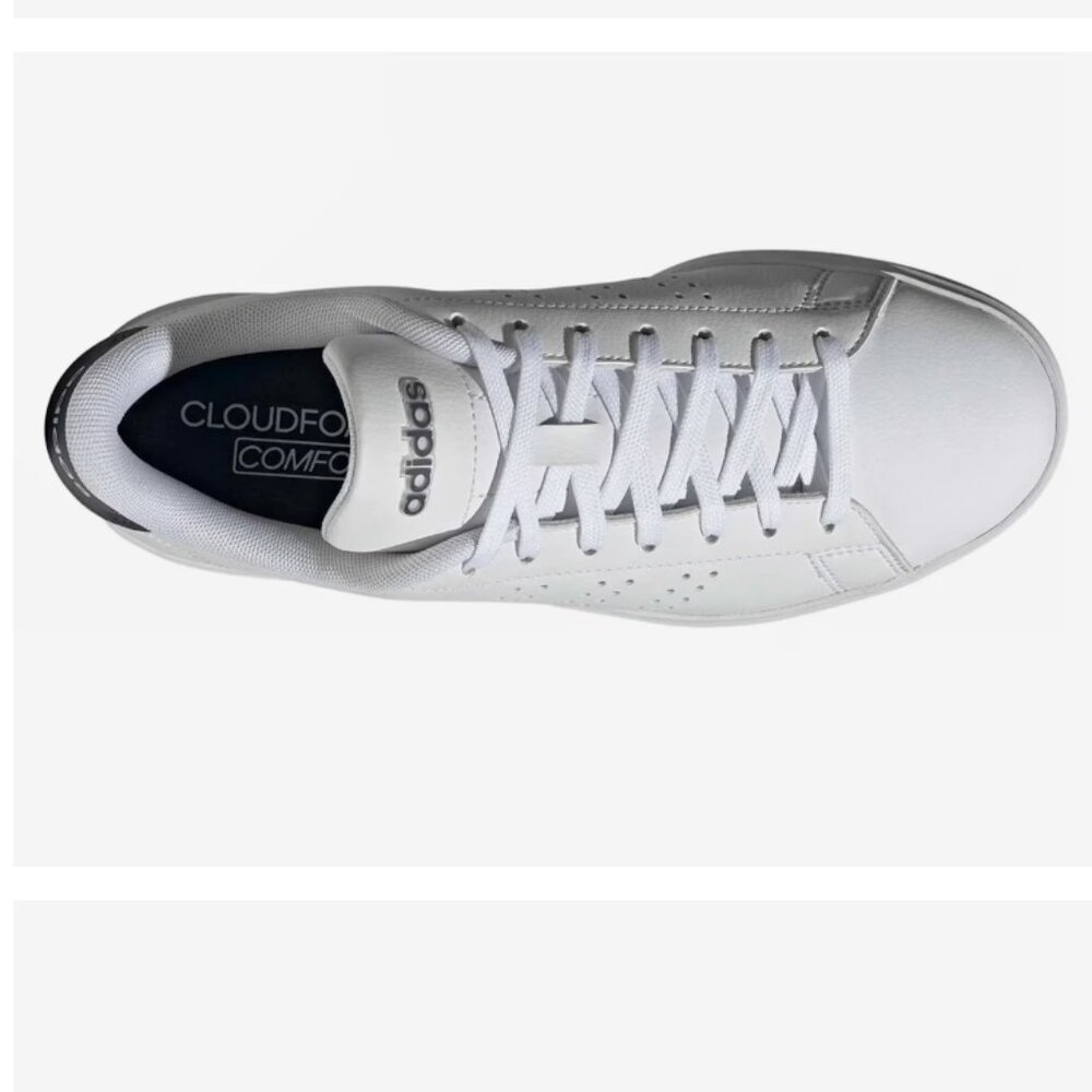 Adidas Women's Advantage 2.0 Athletic Low Top Shoes Cloud White Size 8 Classic - Picture 2 of 10